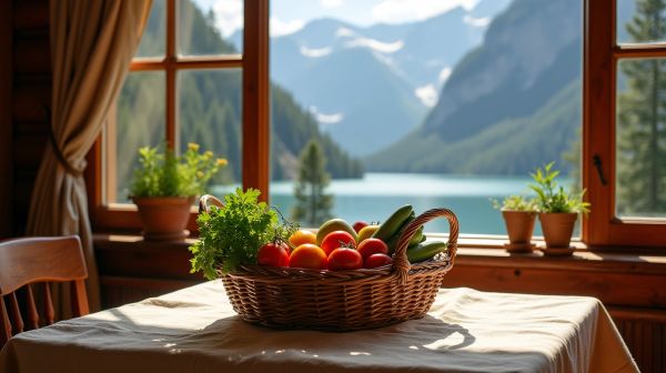 Produits locaux et cuisine de saison dans les Alpes du Sud